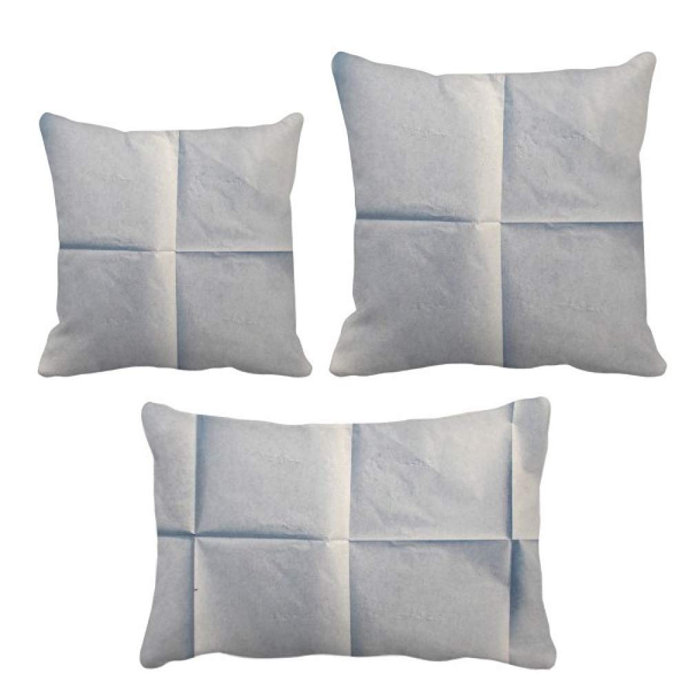 Housse de coussin en papier propre pour décoration de canapé cosy