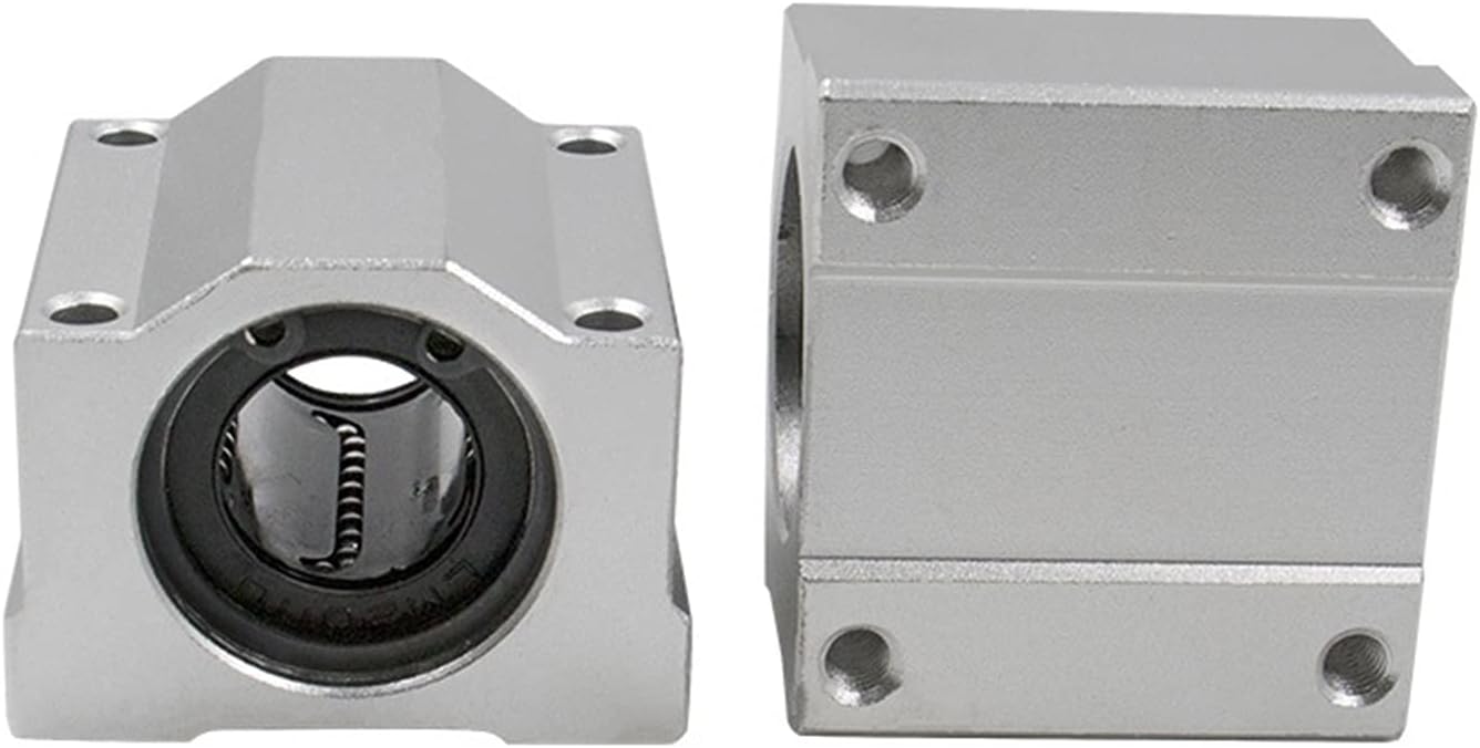 WWBR Linear Motion Ball Bearing Slide Block Bushing SC8UU SCS8LUU SC10LUU SCS12UU 16UU 20UU 25UU 30UU Linear Shaft 3D Printer Parts (Color : SCS UU, Inner Diameter : 16mm)