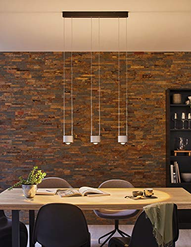 Lampada Led A Sospensione Paulmann Aldan, Alluminio, Dimmerabile, A 3 Luci. - 2