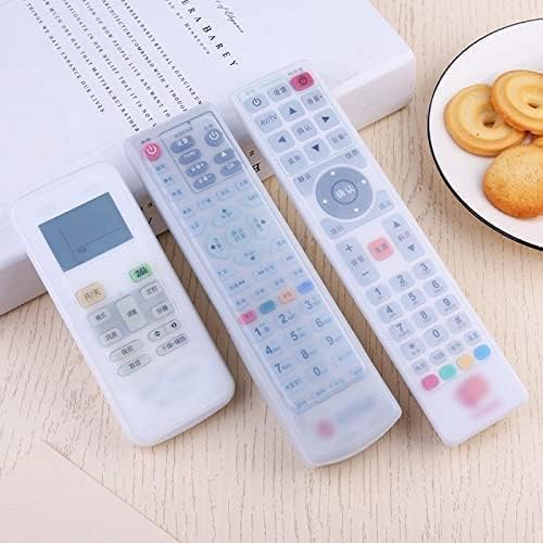 3-Piece Silicone Remote Cover Set for TV, AC & Setup Box Remotes Stretchable Waterproof & Dustproof Remote Protector Case, Anti-Slip Transparent Universal Remote Covers in Various Sizes-image-10