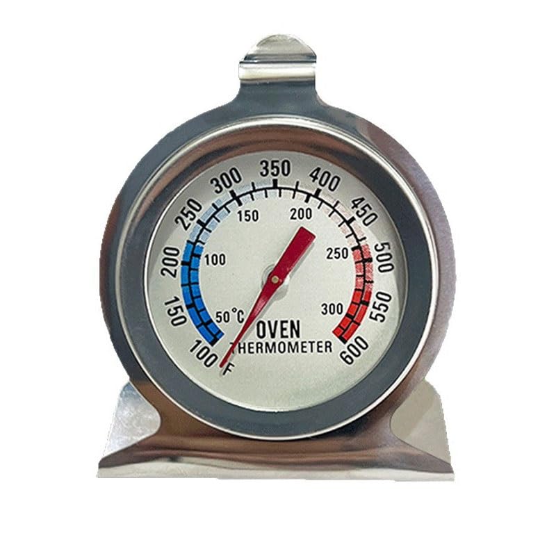 Stainless Steel High-Temperature Resistant in Baking Barbecue Grill Seat Type Oven Thermometer
