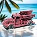 RVQIGYP Tank Decorations, Red Truck Wreck Figurine, Aquarium Ornament Large Fish Tank Decoration