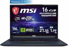 Amazon.co.jp: 【4K+MiniLED&最新CoreUltra9・RTX4090搭載】【薄型軽量 