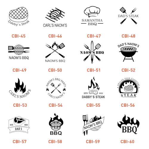 Hierro de marca personalizado para hamburguesas y carnes miniatura 5
