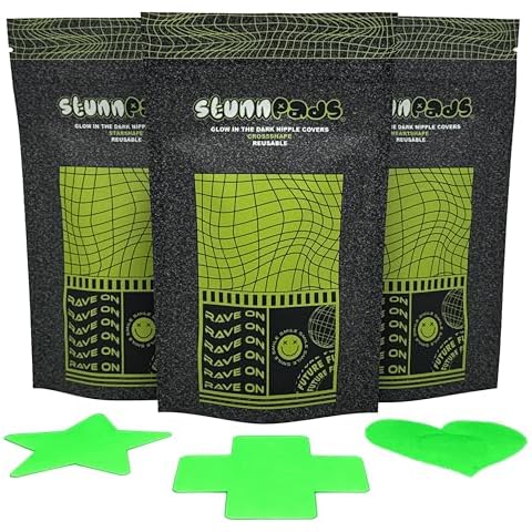 Cache-tétons réutilisables et Lumineux dans l'obscurité Cover