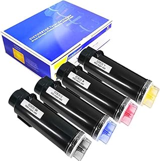 VICTORSTAR 4 Colors Compatible Toner Cartridges S2825cdn H625cdw H825cdw Extra High Yield 5000