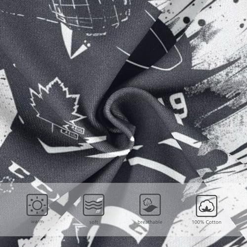 ALAZA Ice Hockey Player Artwork Boys' Briefs Soft Underwear Available in Sizes 2t-8y3