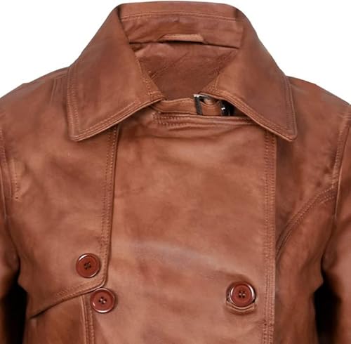 Women's Black Belted Biker Jacket Genuine Lambskin Leather Stylish Motor Jacket-Genuine Leather Womens Belted Biker Leather Jacket-Womens Real Lambskin Belted Motorcycle Long Leather Jacket #TOP3