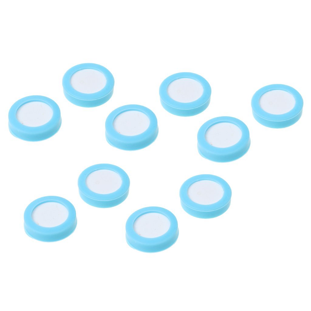 Yundxi 10Piece Aquarium CO2 Ceramic Diffuser Disc Carbon Dioxide Replacement Disc Slice Kit (3cm)
