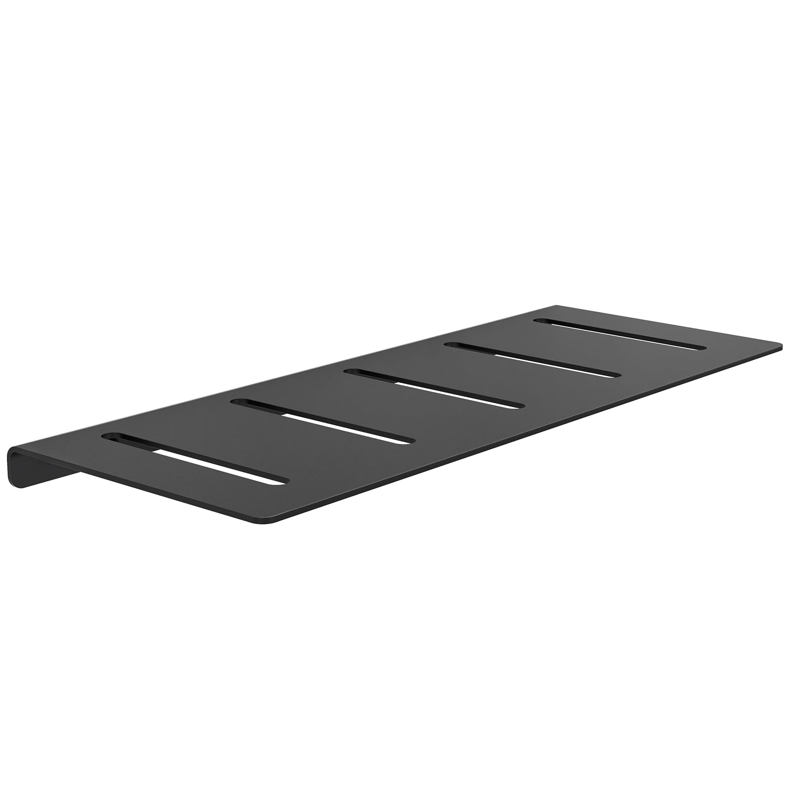 Floating Shelves for Wall, 12" Metal Wall Shelf, Matte Black Floating Shelf, Wall Mounted Storage Shelves for Bathroom, Bedroom, Living Room, Kitchen, Office