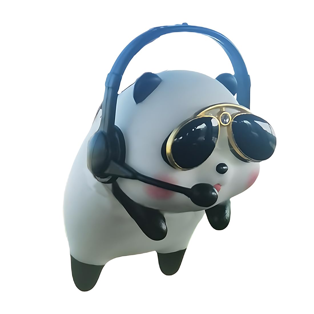 Ciondolo Panda Altalena Per Auto - Decorazione Specchietto Retrovisore, Oscillante E Divertente