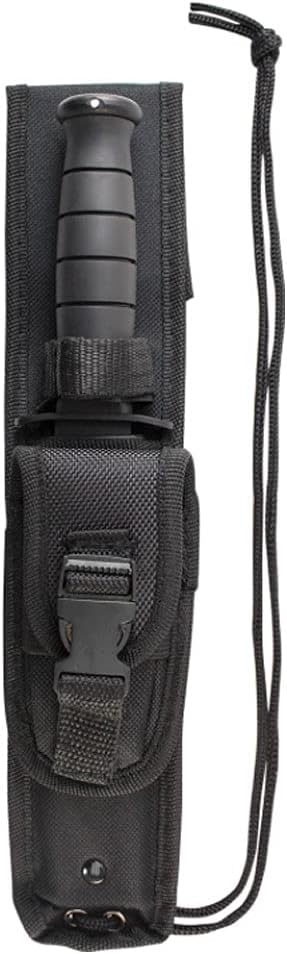 Smith & Wesson CKSUR1 10.5in High Carbon S.S. Fixed Blade Knife with 6in Bowie Blade and Rubberized Aluminum Handle for Outdoor, Tactical, Survival and EDC