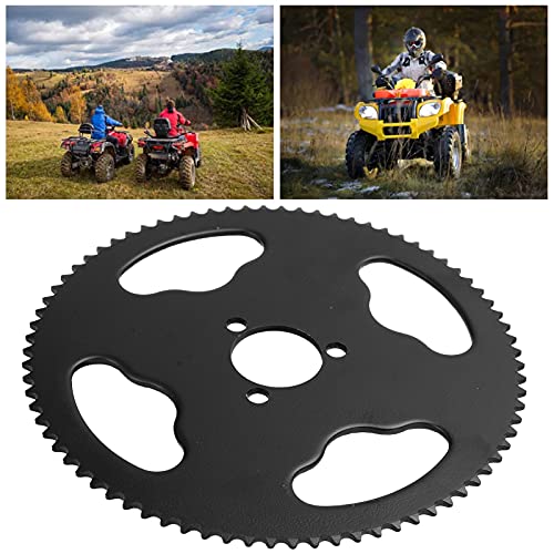 Pedivela 25H 78 Sprocket Preto Aço Duro Adequado para Mini Motocicleta/ATV/Kart 47/49cc