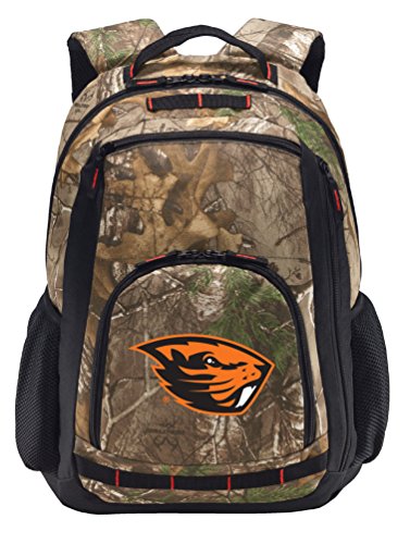 Broad Bay Oregon State Camo Backpack with Laptop Section