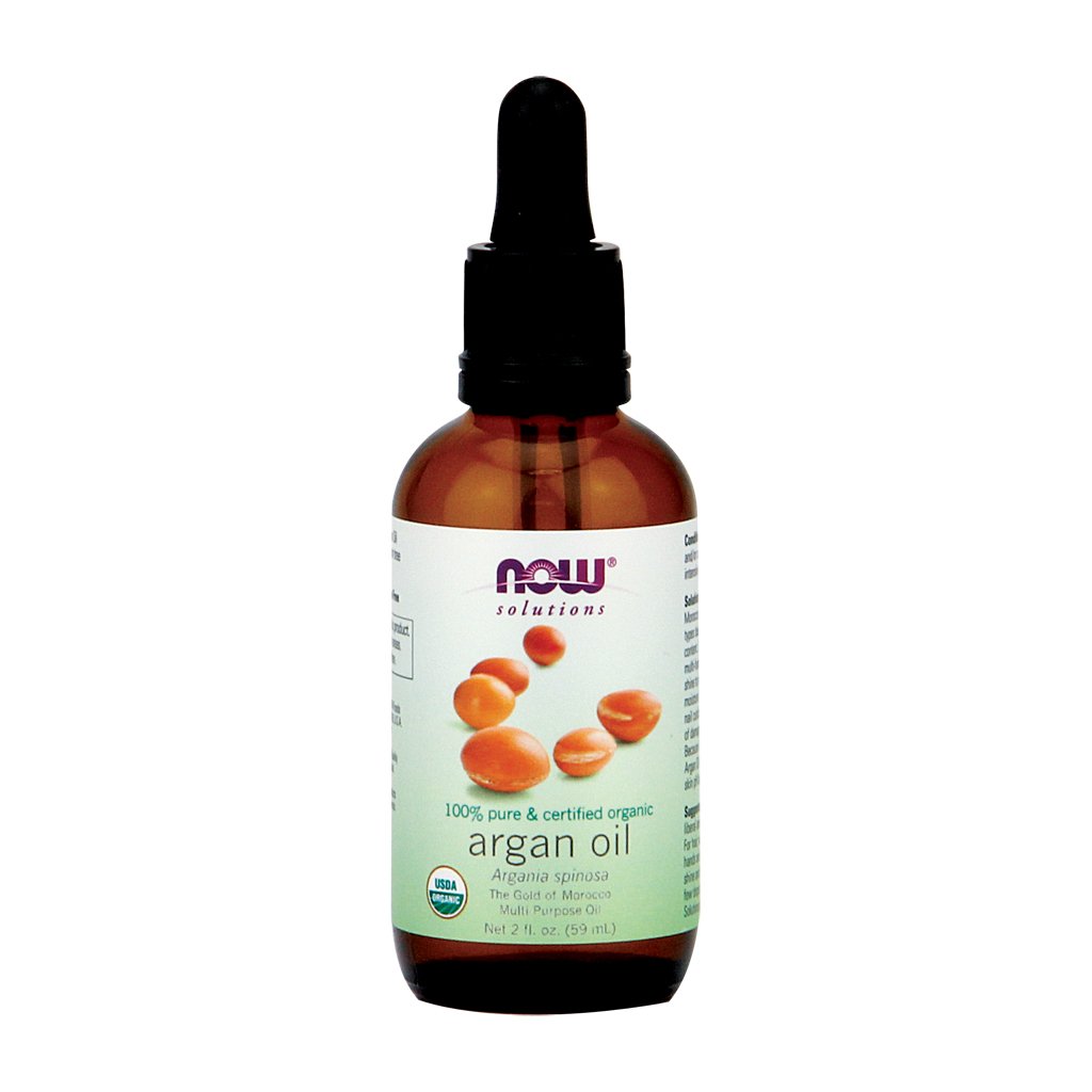 NOW Foods Certified Organic Argan Oil 2 Oz (Pack of 2)