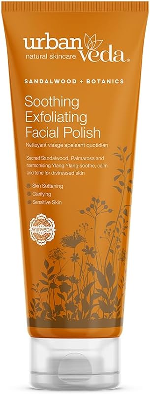 Urban Veda Esfoliante facial com ácido salicílico e pedra-pomes vulcânica, 124 g
