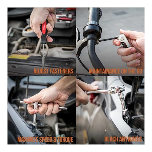 Kit de herramientas manuales para reparación de autos miniatura 6