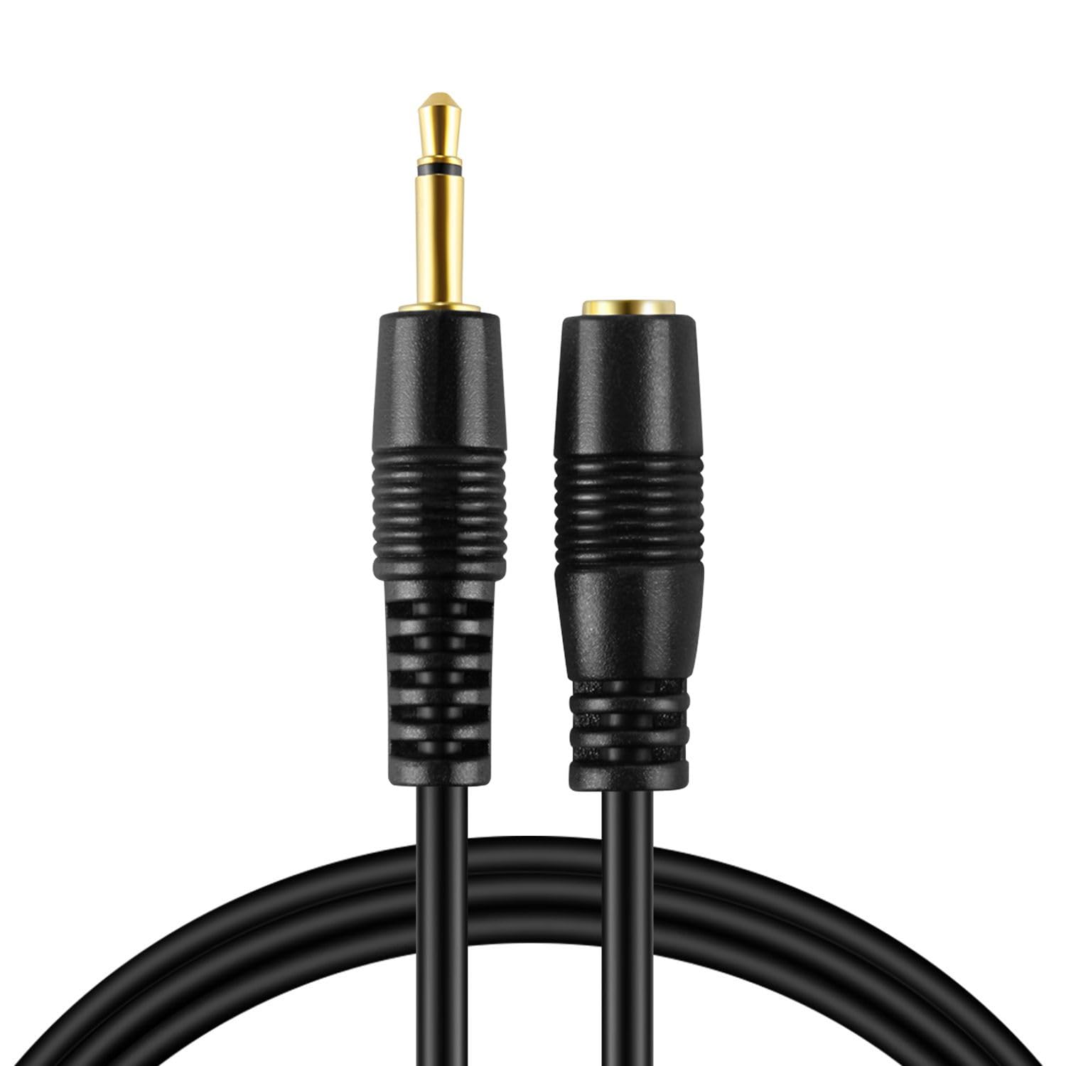 TNP 3.5mm Mono Extension Cable (25 FT) - 12V Trigger Cable, IR Infrared Sensor Receiver Extension Extender, 3.5mm 1/8" TS Monaural Mini Mono Audio Plug Jack Connector Male to Female Cable Wire Cord