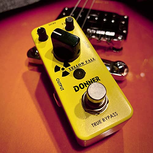 Donner Delay Guitare Pédale d’effet, Yellow Fall Pédale Delay Guitare Electrique True Bypass - Les Beatles, Paul McCartney, John Lennon, RIngo Starr, George Harrison Donner Delay Guitare Pédale d'effet, Yellow Fall Pédale Delay Guitare Electrique True Bypass – Image 7
