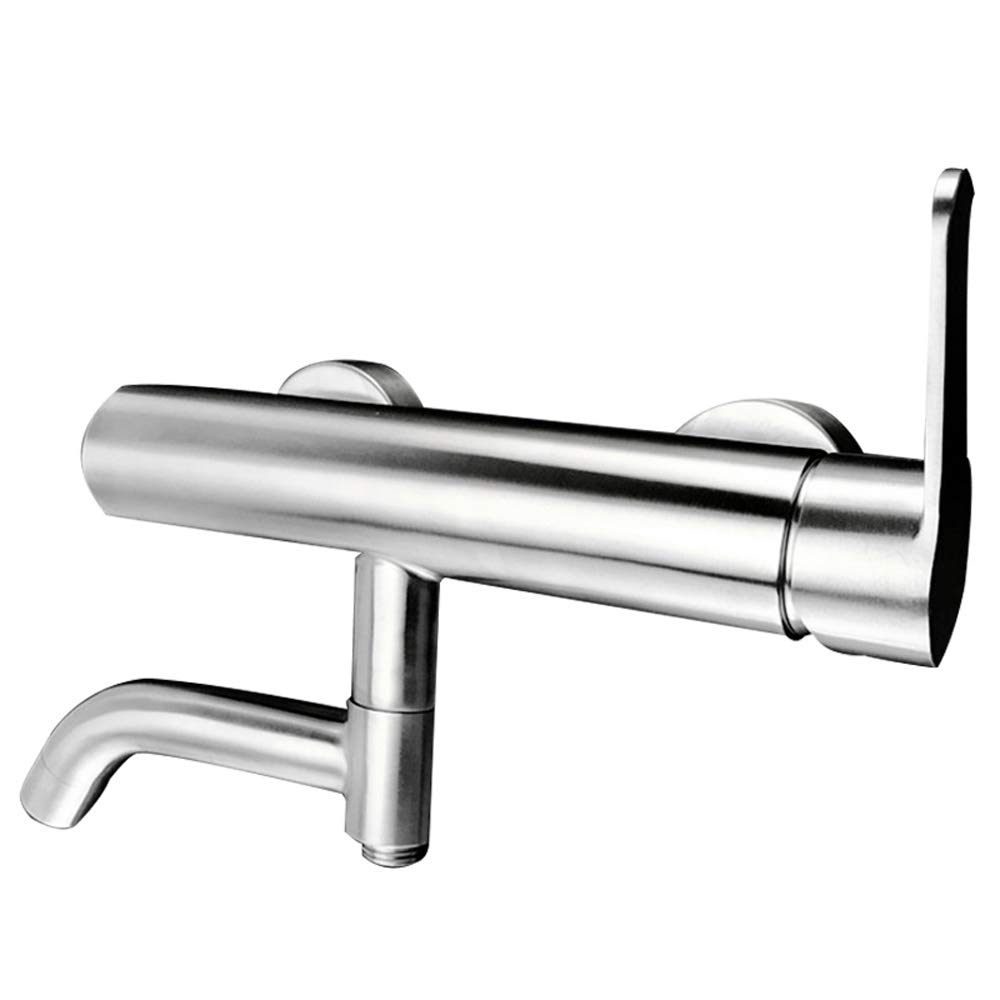 Mélange de soupape dissimulé robinet cascade acier inoxydable mur - 8