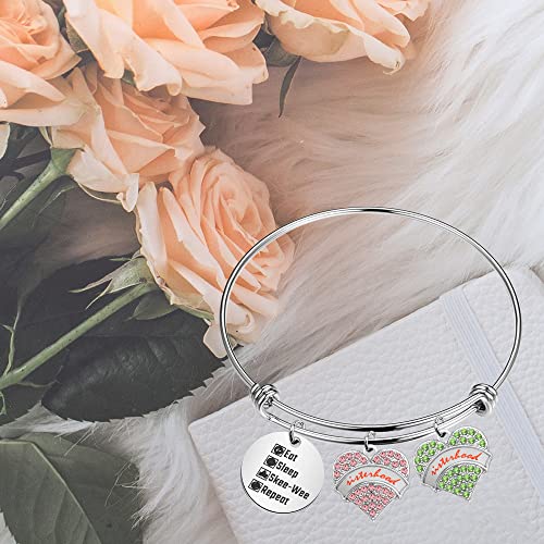 Image of MYOSPARK Greek Sorority Gift Maple Leaf Bracelet Sorority Paraphernalia Graduation Gift for Sisters