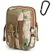 G4Free Tactical Molle Pouch Compact EDC Utility Gadget Waist Bag Pack with Cell Phone Holster(CP Camouflage)