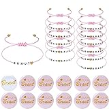snap button armband 【JGA Armbänder Set】Beinhaltet 12 armbänder (11 brautjungfernarmbänder und 1 brautarmband) mit brauteam-buttons (11 team-brautabzeichen und 1 brautabzeichen) das perfekte jga-accessoire für hochzeitsgesellschaften.