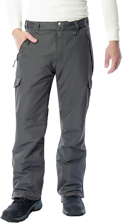 Arctix Men's Snowsports Cargo Pants, Charcoal, 4XL