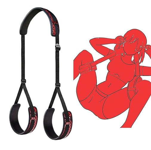 Bed Bondage Restraints Kit for Couples Sex Wrist and Ankle Straps Adult Play Queen Size Bed Bondaged Rope Cord & Rope Leg Spreader Bar for Bedroom Soft Handcuff Toys Women Bondaged Kit Sweatshirt