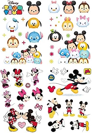 Amazon Co Jp Mickey Mouse ミッキー ミニー ウォールステッカー 壁紙シール ミニー ホーム キッチン