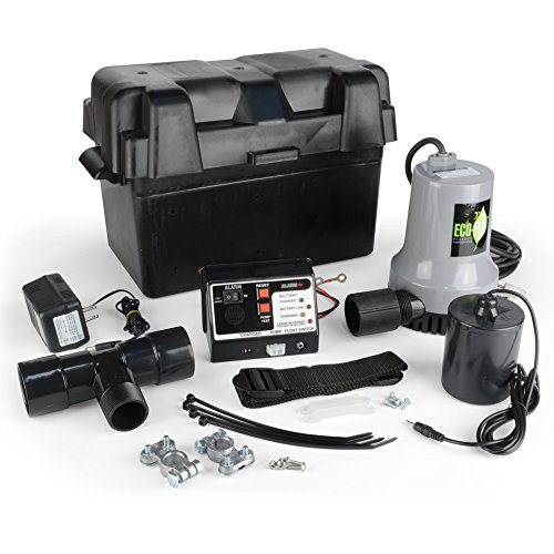 ECO-FLO Products EBBS Emergency Battery Backup Sump Pump System, 1/4 HP, 2,700 GPH
