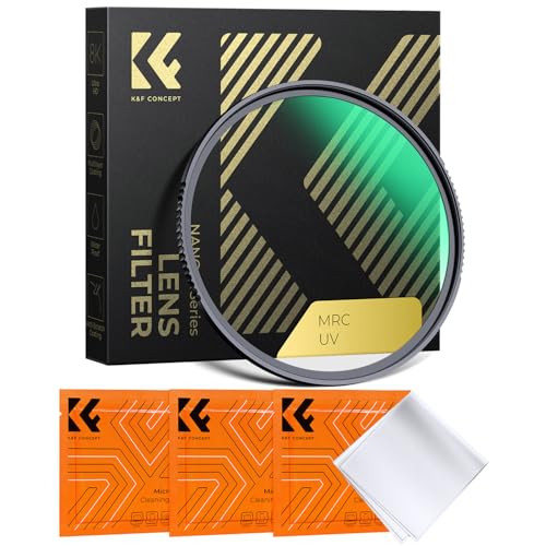 K&f concept 43mm mc uv protection filter with 28 multi-layer coatings...