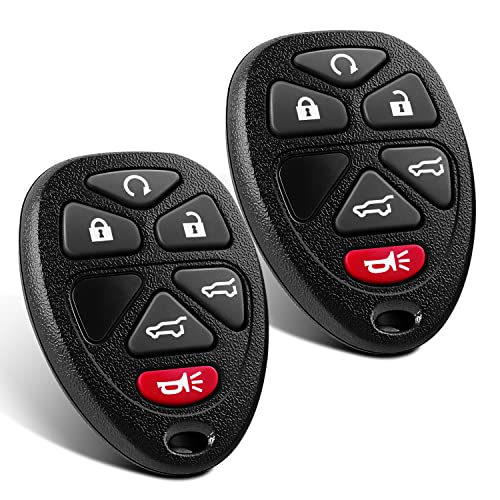 セルフプログラミング 交換用キーレスエントリー シボレー タホ サバーバン GMC Yukon (1500 & 2500) キャデラック エスカレード ESV/EXT 2007 2008 2009 2010 2011 2012 2013 2014 リモート