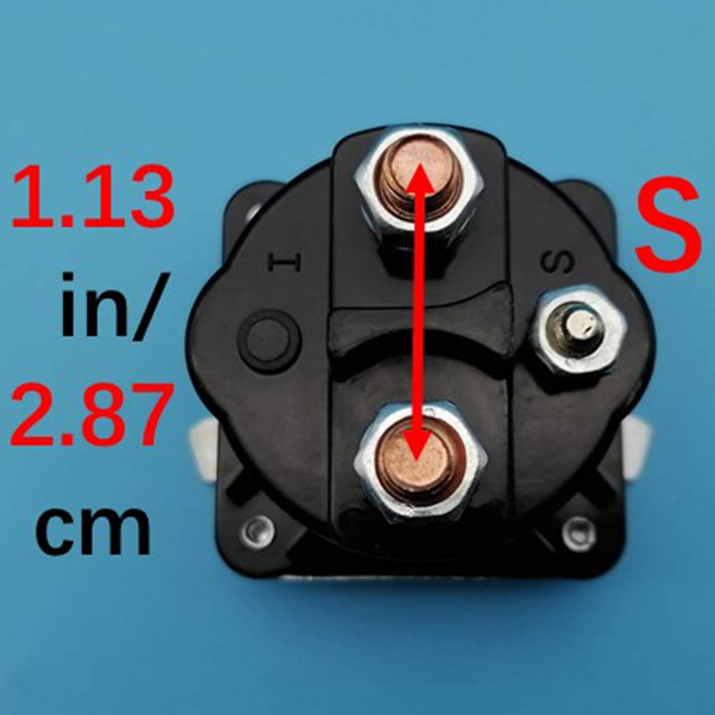 Starter Solenoid Relay Switch Compatible with APL3020 262939 263061 260270 K17757 15-282 15-408 15-522 SAZ4201BJ SAZ4201BJ2 SAZ-4201FY 4421620 75089822 75089831 12V 3 Terminals Z422