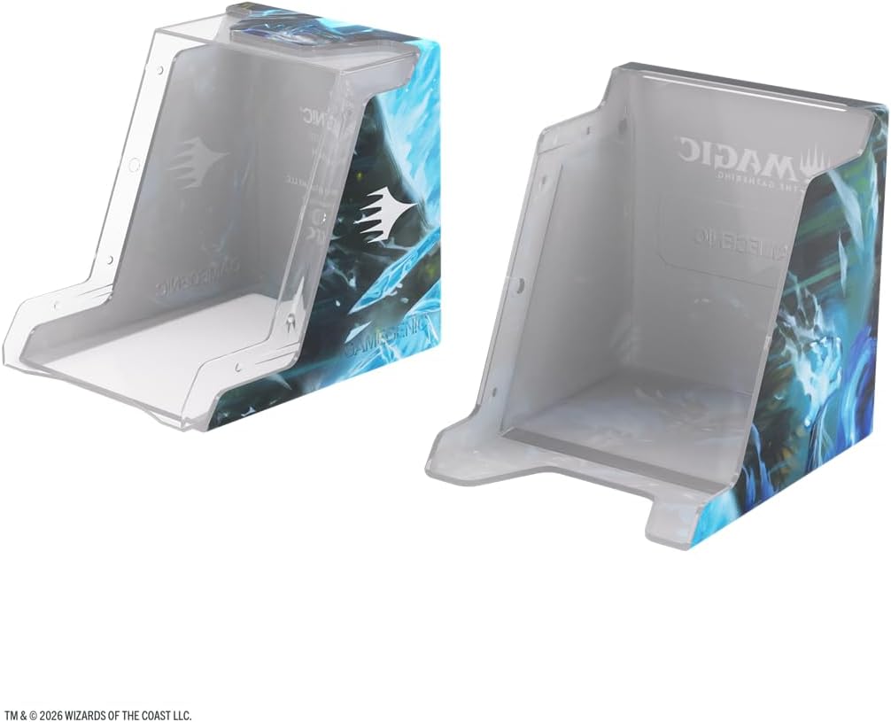 Gamegenic Magic: The Gathering Lorwyn Eclipsed Bastion 100+ XL - Rimekin Recluse Design, Holds 100+ Double-Sleeved Cards, Clear Commander Window, Snap-Open Mechanic & Rock-Solid Protection Multicolor