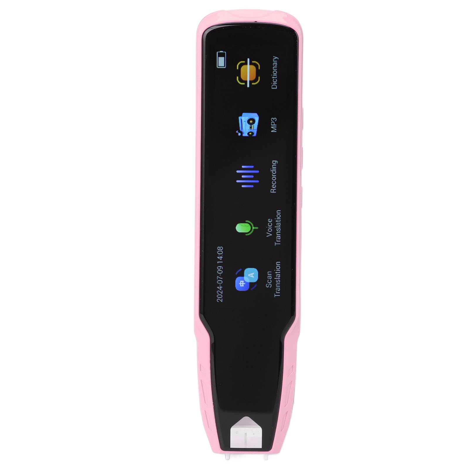 Sprachübersetzer-Stift, 112 Sprachen Offline Scannen mit (PINK)