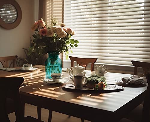 Djiale Art Glass Crystal Flower Vase For Table With Jute Ribbon Diy Trim Fabric (8" Blue) #TOP4