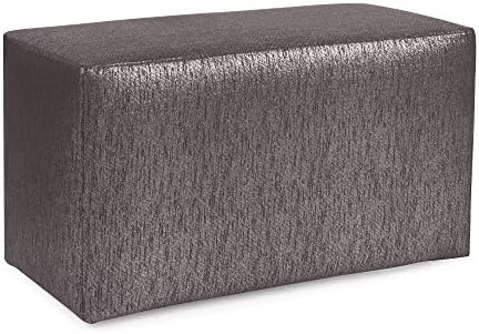 Howard Elliott Replacement Slipcover Exclusively Made for Howard Elliott Universal Bench, 100% Polyurethane Fabric (Bench Not Included), Glam Zinc