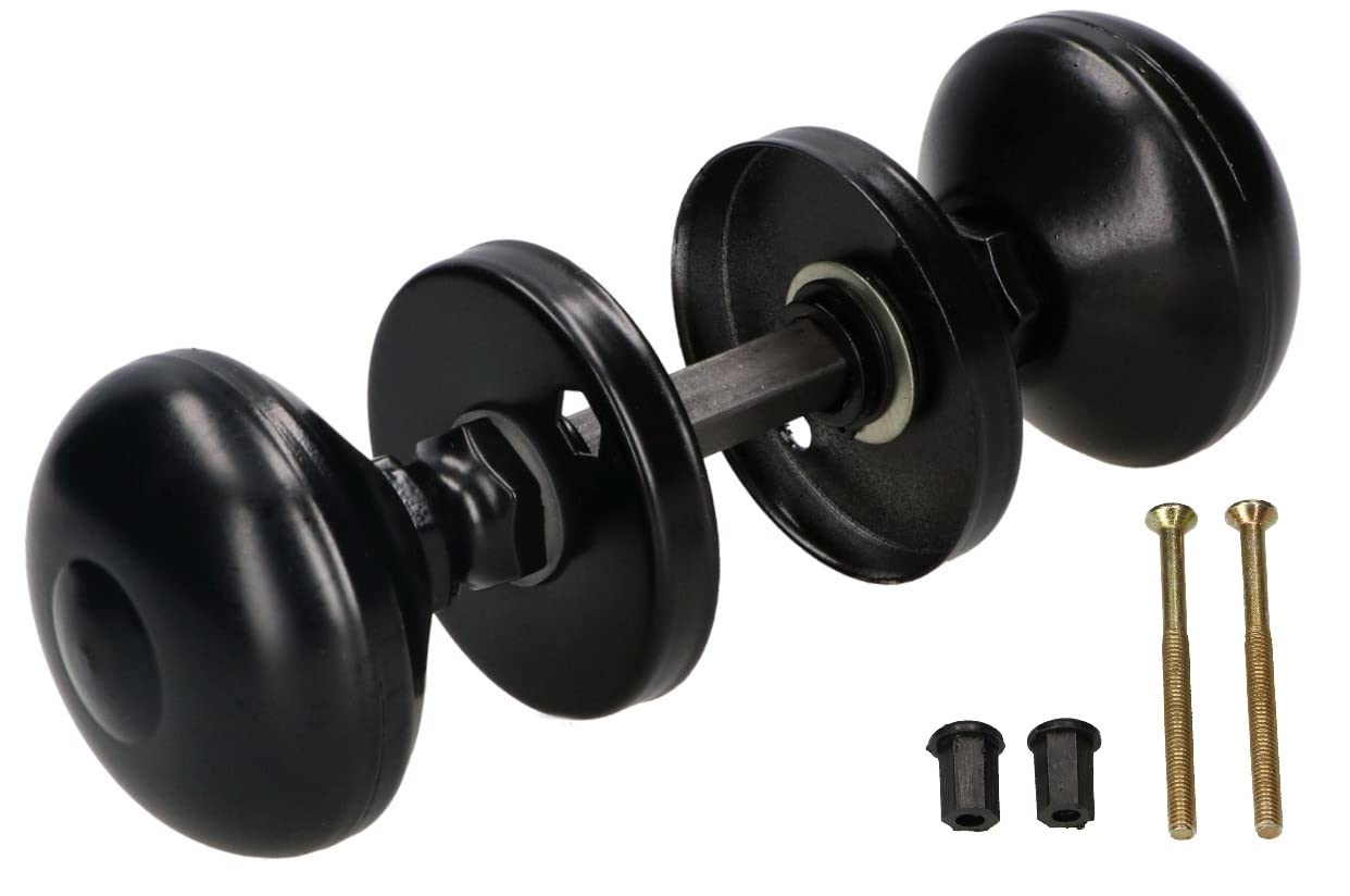 Pomello Porta KOTARBAU Ø55mm | Vernice Polvere | Nero | Per Cancelli E Porte - Foto 7