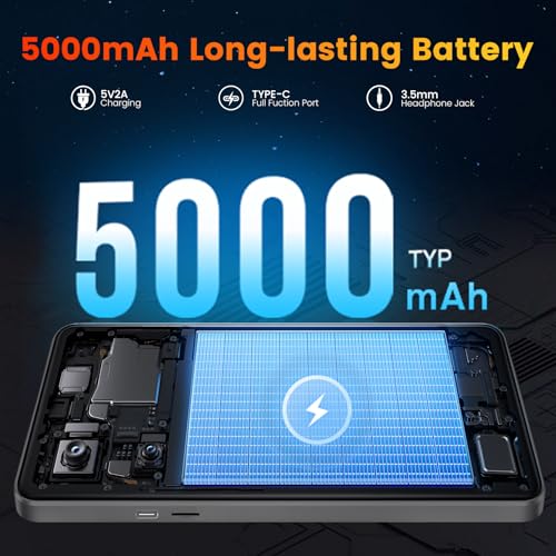 Image of Android 15 Tablet 8.7 inch, Mini Tablet 5000mAh, Dual-Band WiFi & BT5.0, 11GB RAM & 64GB ROM 1TB Expandable, Tablet Computer with IPS HD Display, Kids Tablet Support GPS, GMS, Widevine L1