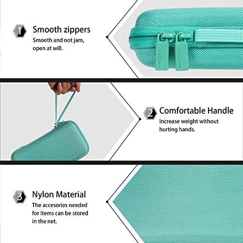 Co2Crea Hard Case Compatible With Texas Instruments Ti-84 Plus Ce/Ti-84 Plus/Ti-Nspire Cx Ii Cas/Ti-Nspire Cx Ii/Ti-83 Plus/Ti-89 Titanium/Ti-85 / Ti-86 Color Graphing Calculator, Mint #TOP4