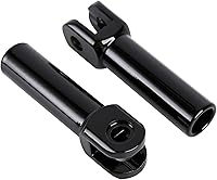 Vista 2 de Soporte para estribera de pasajero de 3-9/10 pulgadas, soportes para clavijas para Harley Softail 2000-2021, negro brillante