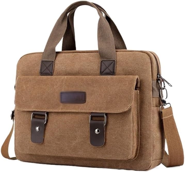 Canvas Men's Handbag Single Shoulder Bag Fashionable Large Capacity Crossbody
