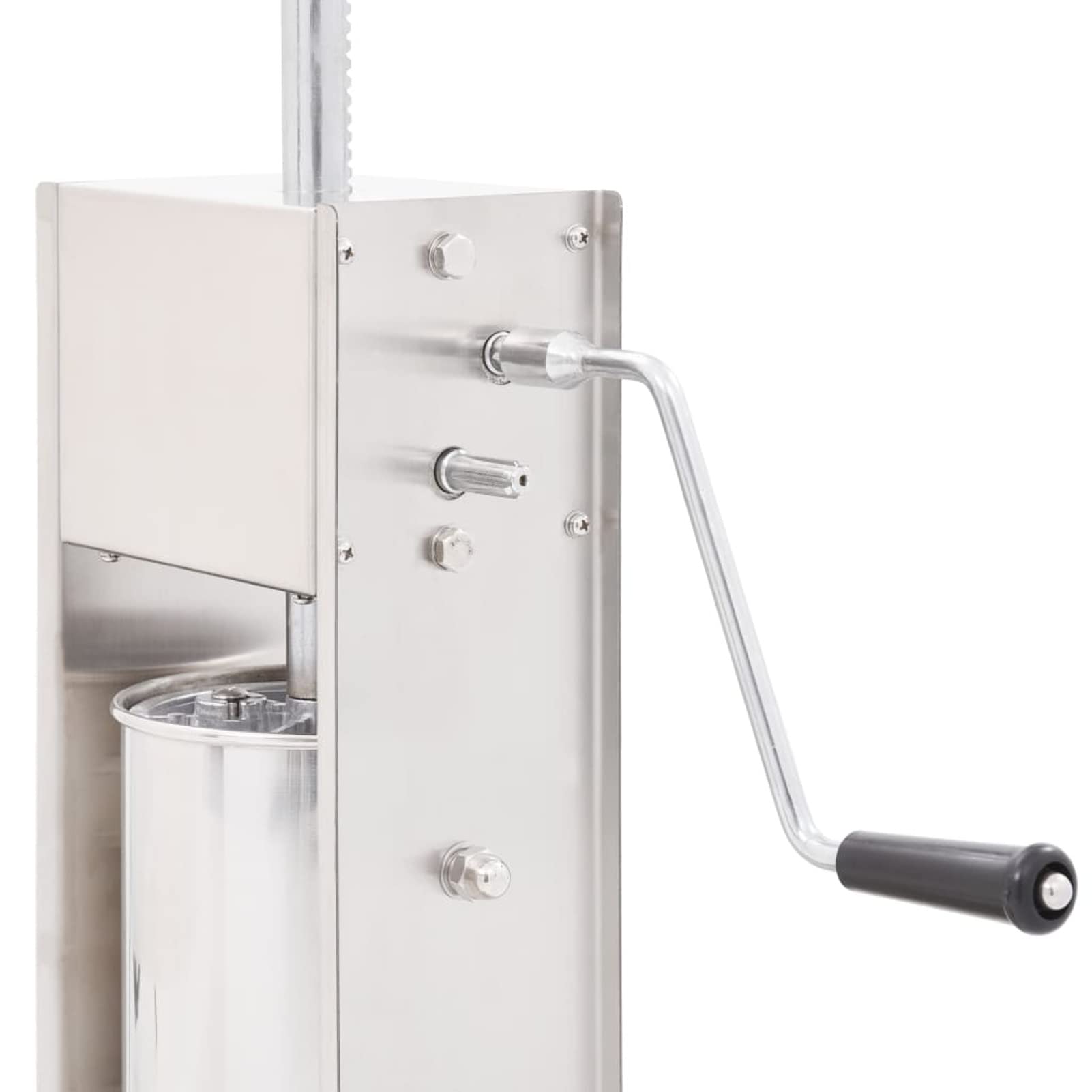 BaraSh Embutidora Manual de Acero Inoxidable Plateado 5 L Churreras Acero Inoxidable