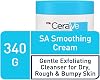 CeraVe SA Smoothing Cream for Rough and Bumpy Skin 340g & Hydrating Cleanser for Normal to Dry Skin 473ml with Hyaluronic Acid & 3 Essential Ceramides