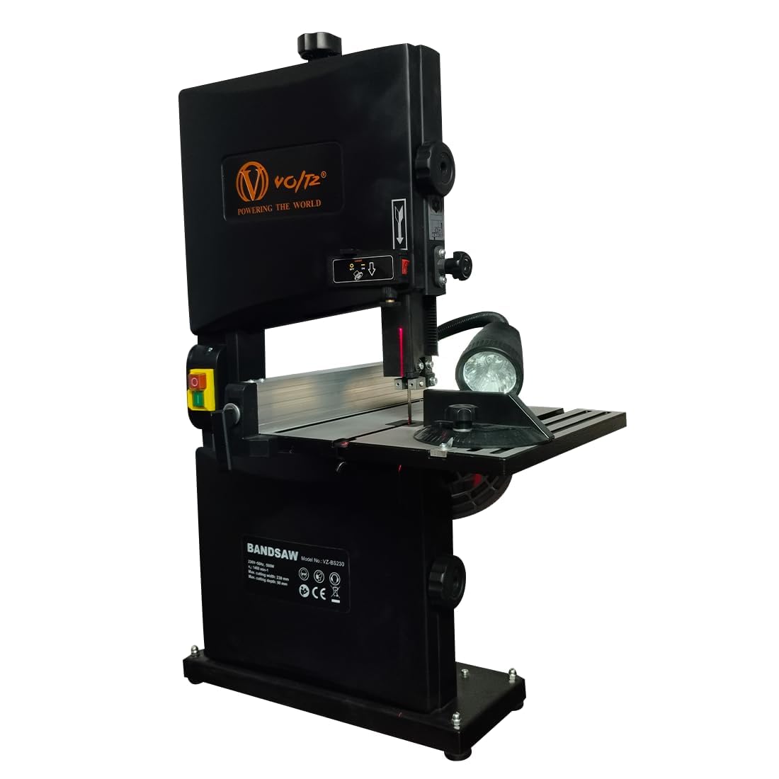 VOLTZ VZ-BS230 9 In. Benchtop Band Saw for Woodworking, Black (VZ-BS9) 14tpi blade-image-41