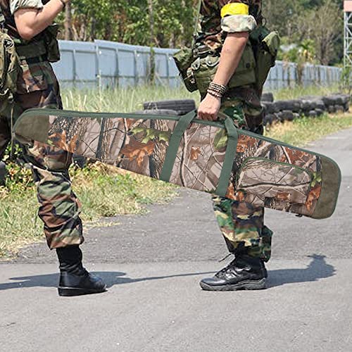 Aumtisc Rifle Soft Case Shotgun Bag For Scoped Hunting Shooting Range Bag 44/48/52 Inch With Zipper Pocket, Camo 48 #TOP6