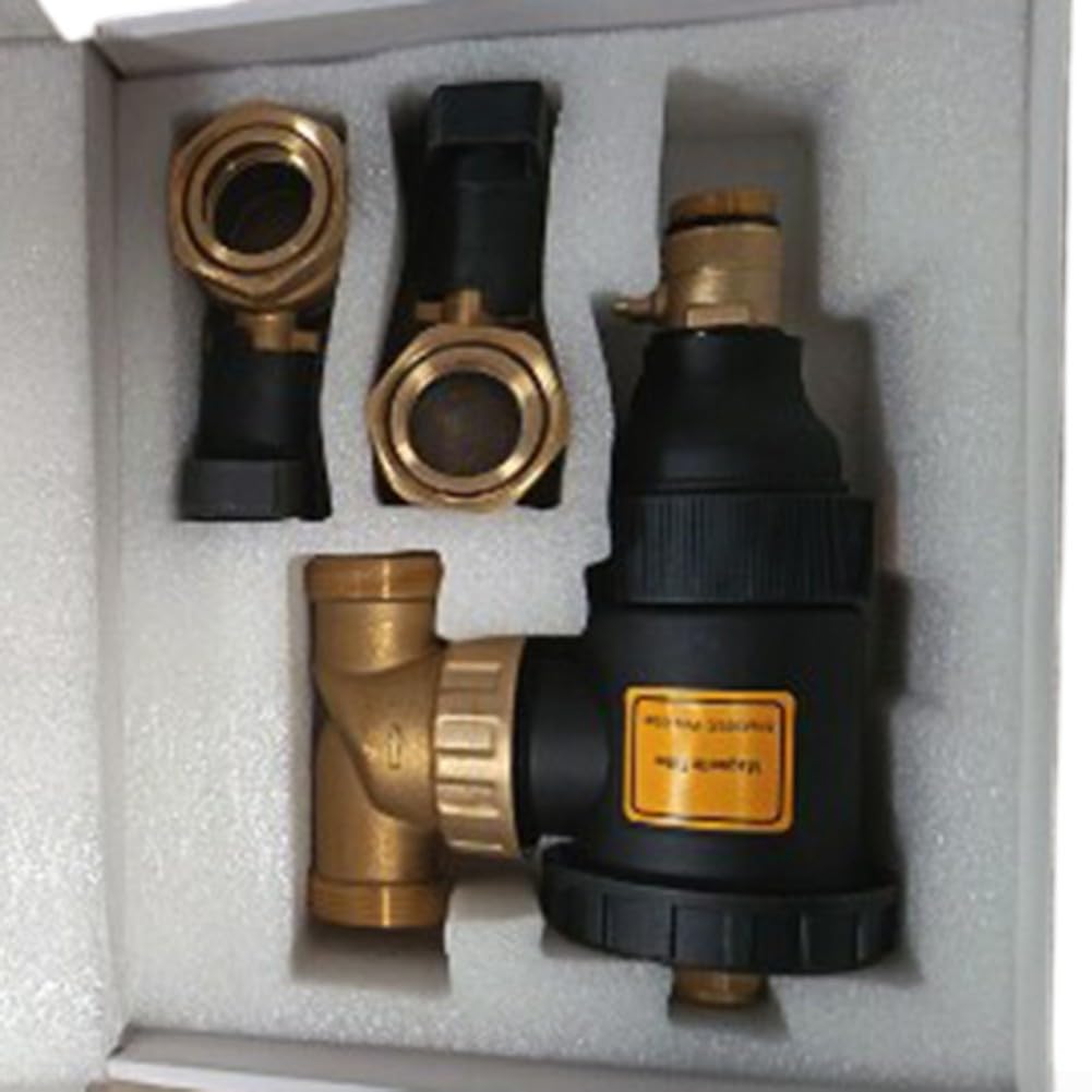 Filtro magnético DN32 de la caldera con la válvula de bola, separador del lodo del sistema de calefacción, anillo magnético extraíble para la calefacción por suelo radiante colgada de la pared