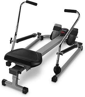 FLBTY Rowing Machines, Silent Hydraulic Household Rowing Device, Multifunctional Scull Rowing Exercise Waist and Back Fitness Equipment