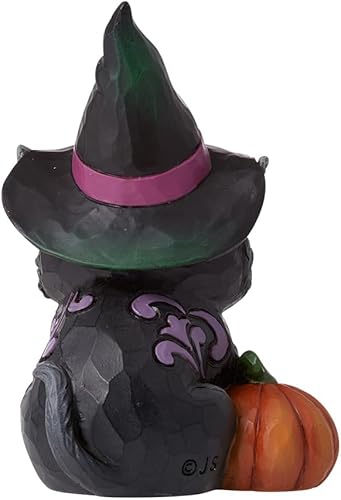 Miniatura 3 de Enesco Jim Shore Heartwood Creek - Figura en miniatura de gato negro, 3.93 pulgadas, multicolor